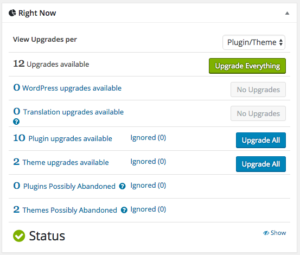 MainWP Screen Capture